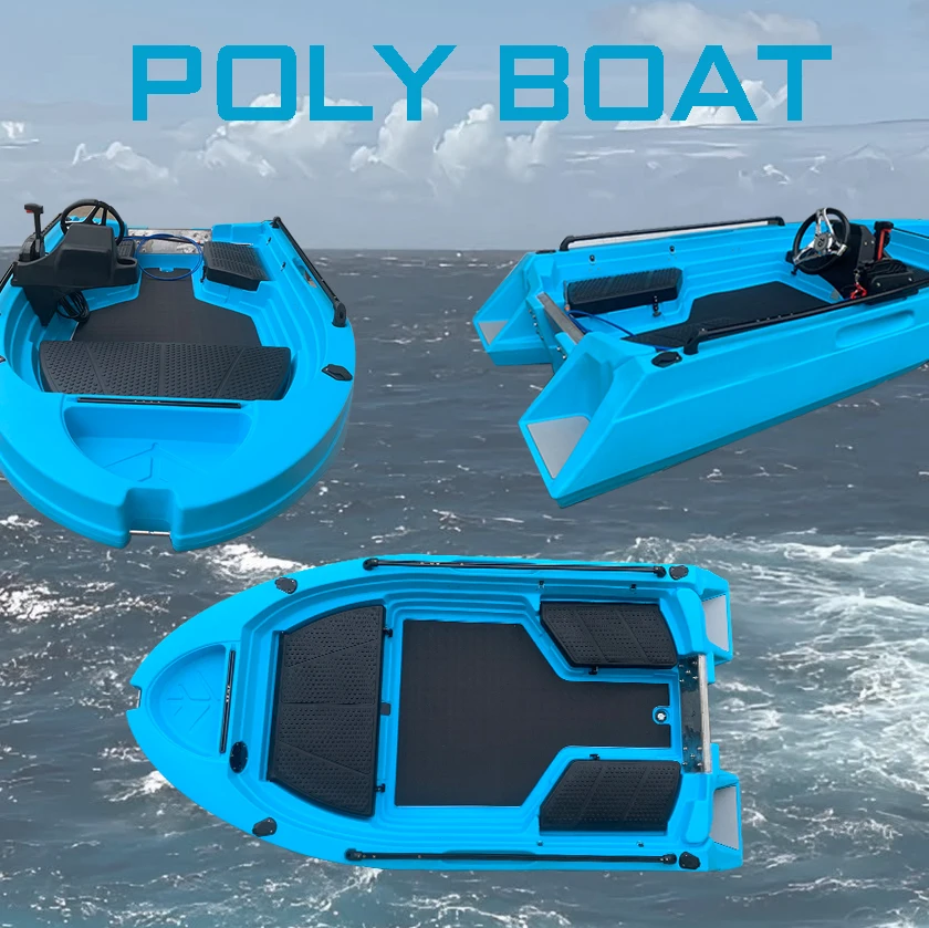 2026 New 9.8ft Electric Fishing Kayak Rotomolded Skiff, Casting Deck, Non-Slip, Dry Storage & Motor Ready