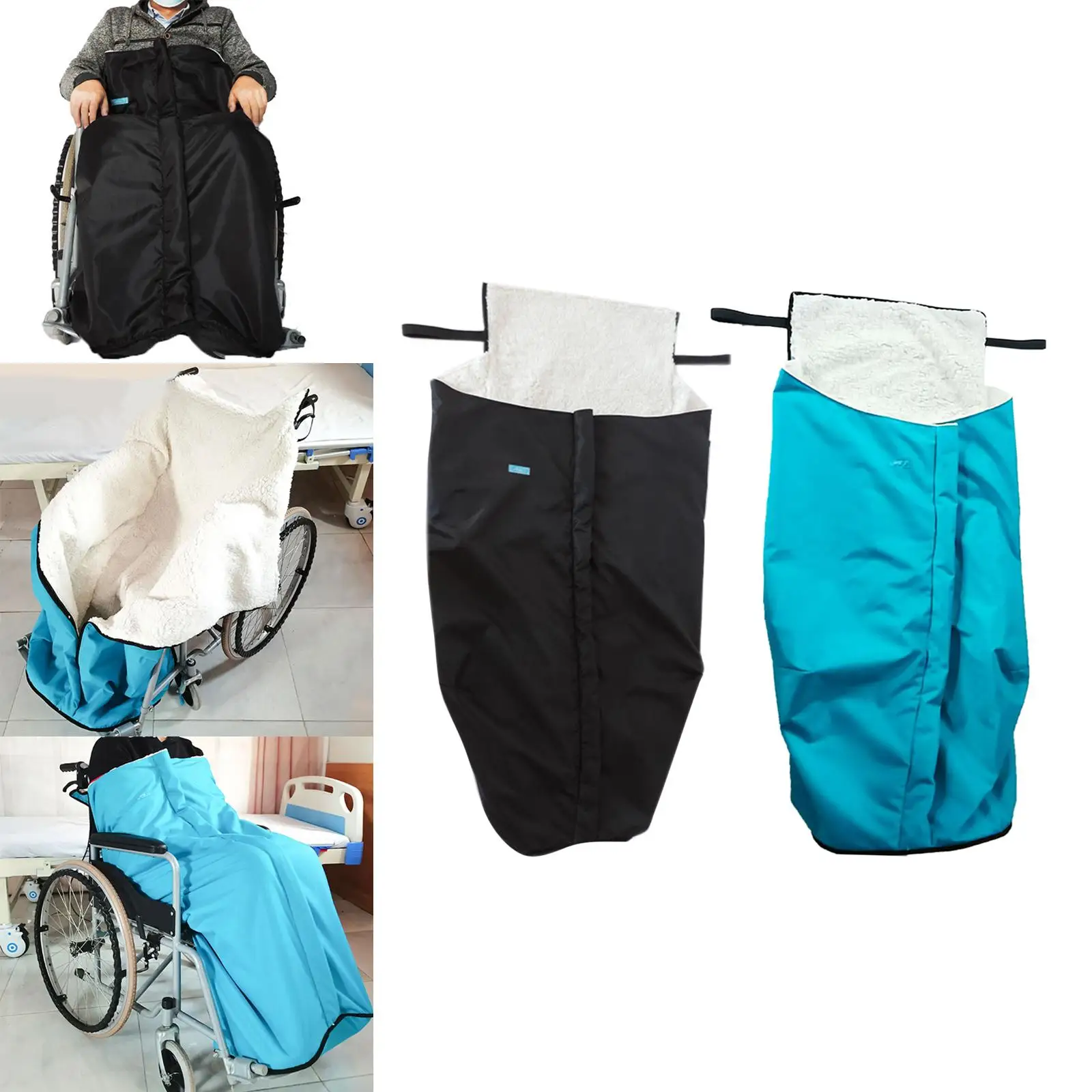 

Теплое одеяло из плотного плюшевого флиса с подкладкой, прочное, для пожилых людей и людей с ограниченными возможностями, в сумке для переноски