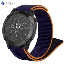 YAYUU 26 22 20mm correa de nailon de repuesto para Garmin Fenix 6X/6X Pro/Fenix 6/6 Pro/Fenix 6S/Fenix 5X Plus/Fenix 5 5S/Fenix 7X 7 7S/Enduro/Tactix Delta pulsera