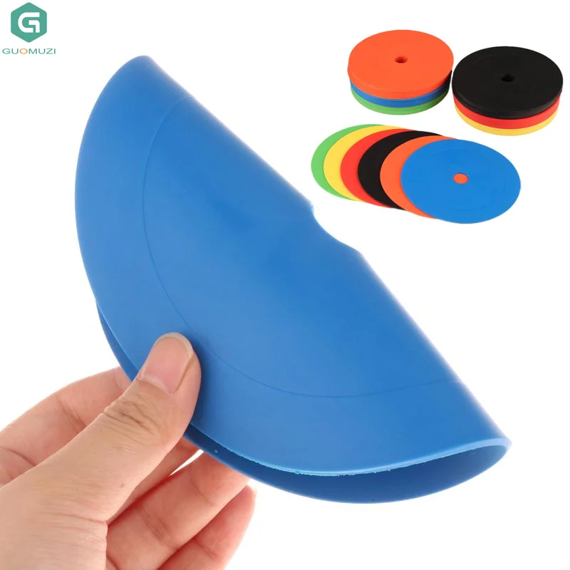 

10 шт. TPE эластомер футбольные плоские конусы маркер диск с отверстиями футбол баскетбол спортивные скоростные тренировочные пособия для ловкости маркеры