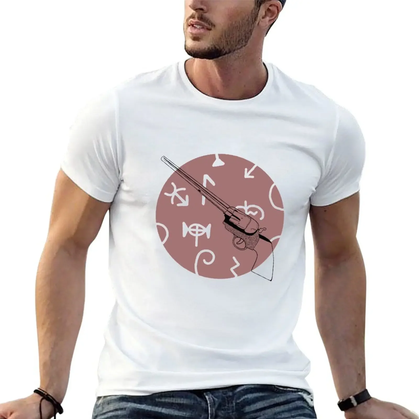 Peacemaker Symbols - Wynonna Earp T-Shirt tops cute clothes Short sleeve tee men