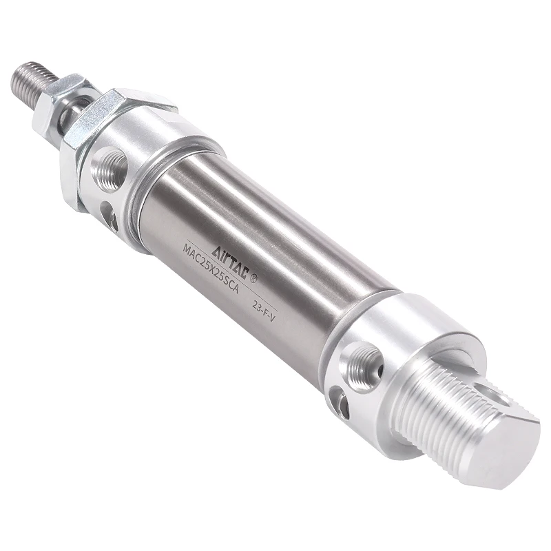 

AIRTAC MAC20X25-50/75/100/150/200/300SCA cylinder Buffered stainless steel mini cylinder