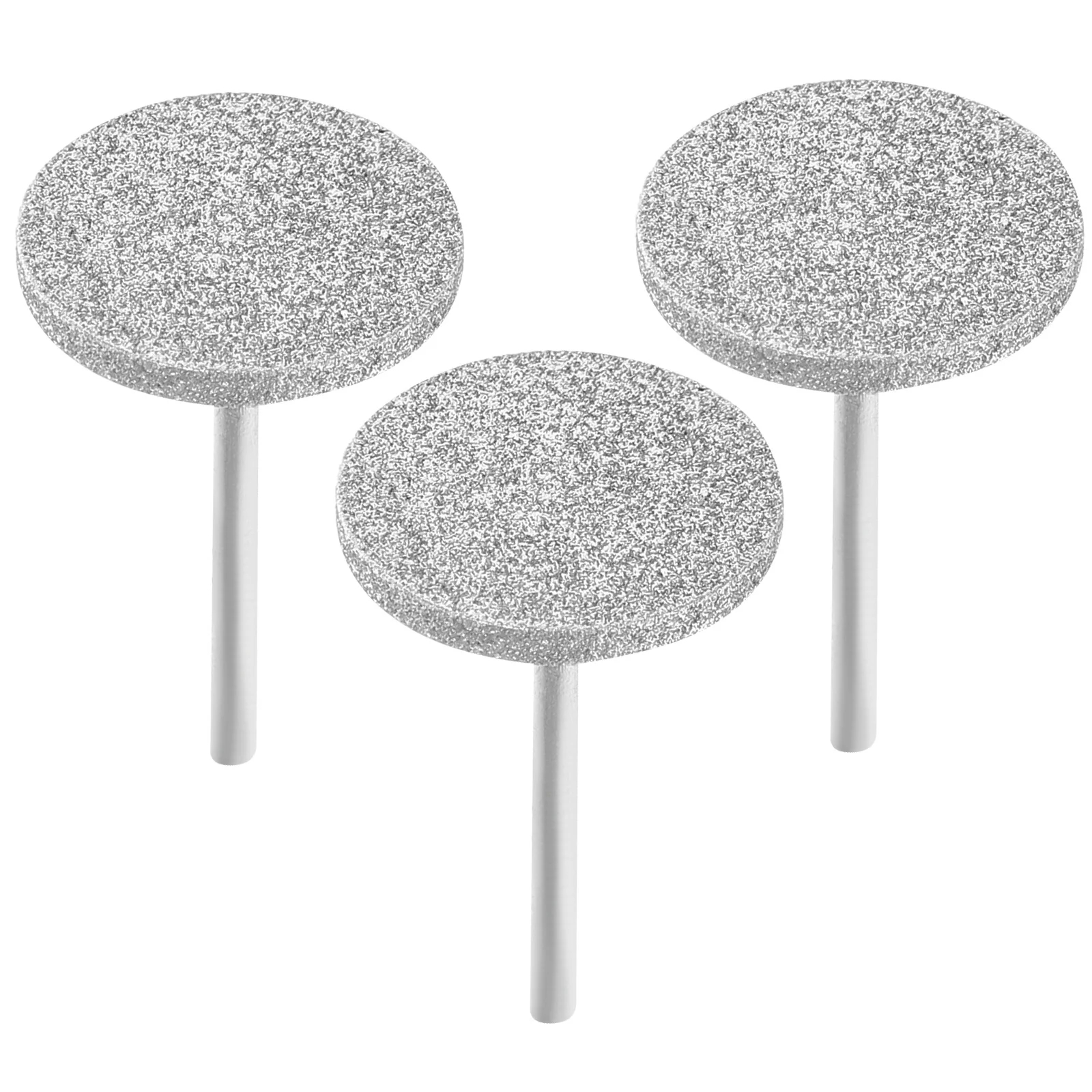 3 stuks ronde nagelboren diamant platte schuurschijven voor manicure pedicure elektrische nagelboor accessoires diamant schuurschijf