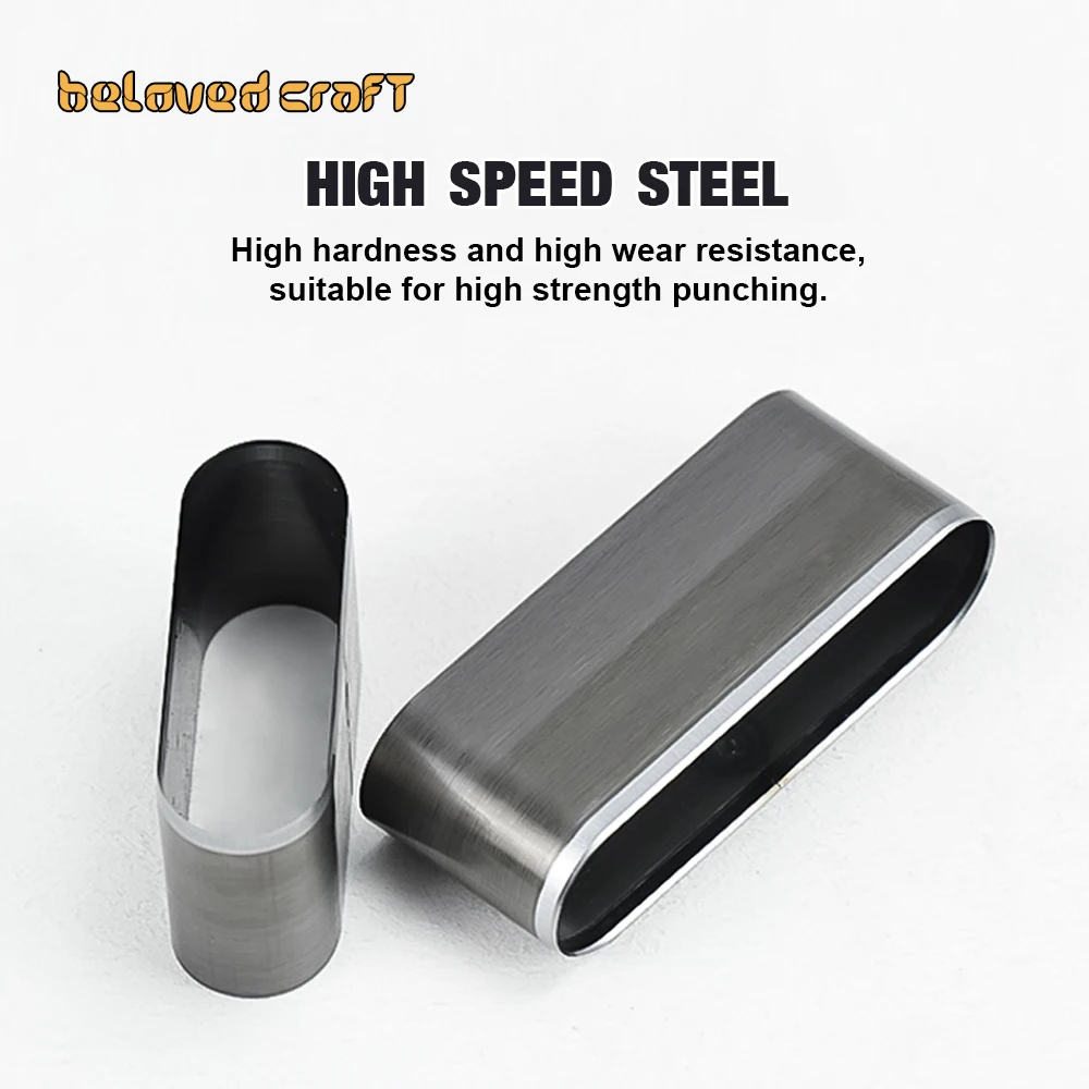 4mm - 100mm Rectangle Flat Hole Steel Rule Die Cut Cutting Mold for Leather Steel Flat Hole Punch-Cutter for Leather Crafts
