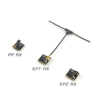 HappyModel ExpressLRS ELRS 2.4G RX SX1280 Nano Long Range Receiver PP EP1 EP2 RX 10X10mm for RC Airplane FPV Long Range LR4 LR7