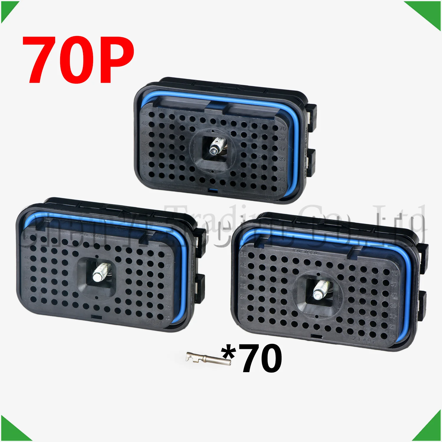 70 Pin Connector computer board ECU harness plug 160-7689 160-7690 For Excavator E325 E330 E345 573D 325D 324D 329D 336D 330D