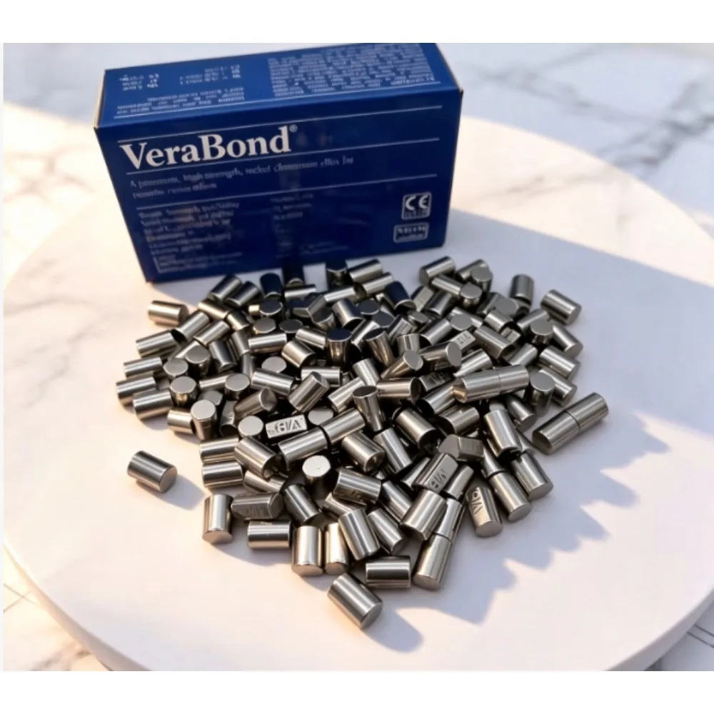 VeraBond 1000g Dental PFM Nickel Chromium Alloy, High Tensile Strength Ceramic Metal for Dental Lab Porcelain Restorations