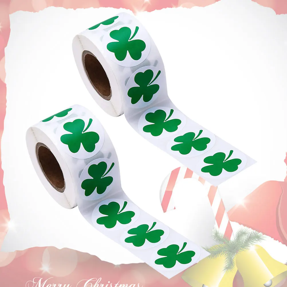 

2 Rolls Christmas Stickers Baking Labels Sealing Wow Bakery Cookie for Packaging Baked Goods Handmade Child