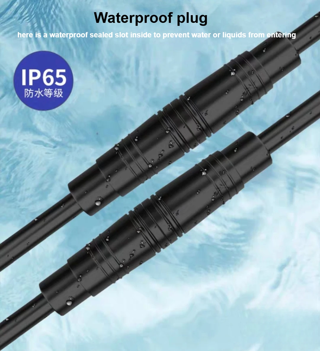 1 Paar 2-6 Pin M6 Elektrofahrrad-Verbindungsstecker, Verdrahtungsleitung, Roller-Bremskabel-Stecker, Signalverbindungssensor-Kabel 20CM – Detail 7