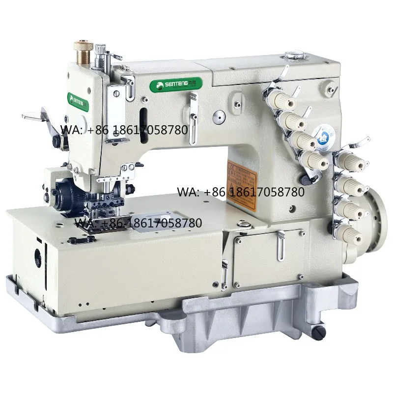 ST 1508PR/1509PR Multi Needle Double Chain Industrial Sewing Machine with Horizontal Loop Moving Mechanism
