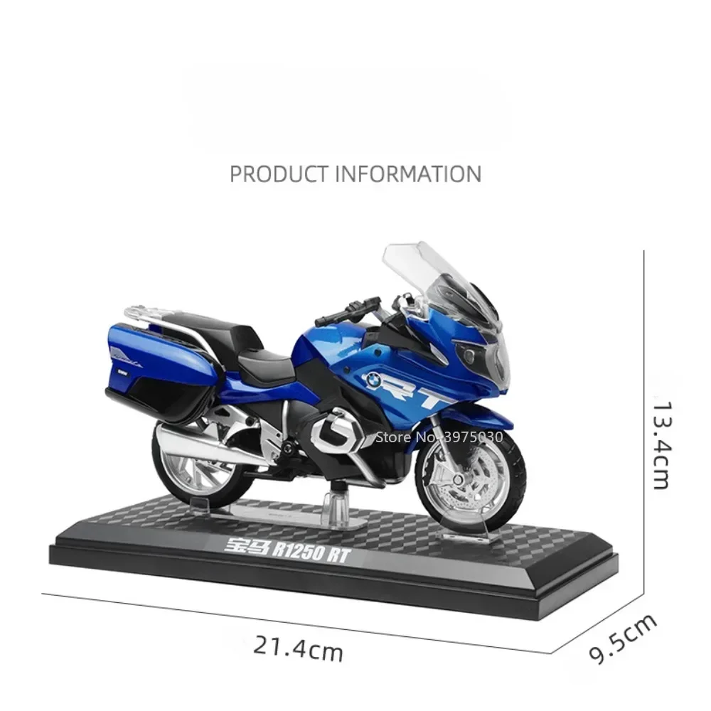 1:12 BMW R1250 RT Alloy Motorcycle Scale Model Diecast Metal Toy Travel Street Motorcycle Model Simulation Collection Kids Gifts