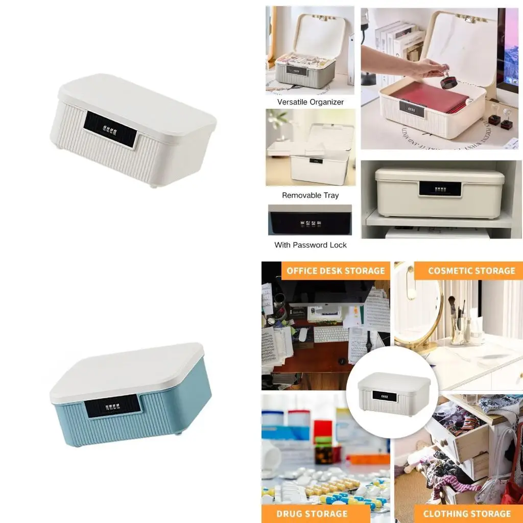 

Чемодан для хранения конфиденциальных документов емкостью 9 л, штабелируемый конструкционный сейф из АБС-пластика X3UC