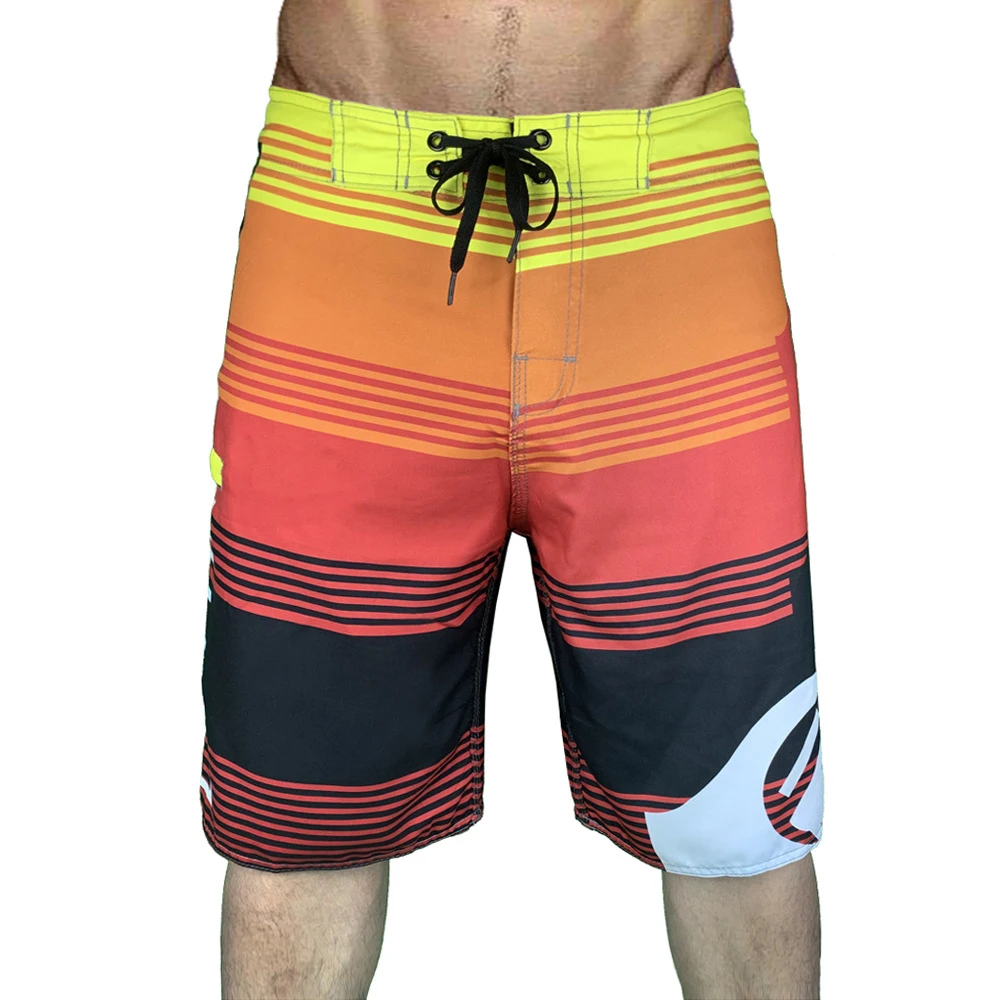 Men\'s Board Swimming Shorts Trendy De Bain Homme Bermuda Water Beach Shorts Quick Drying Pants Hawaiian Beach Vacation Wear