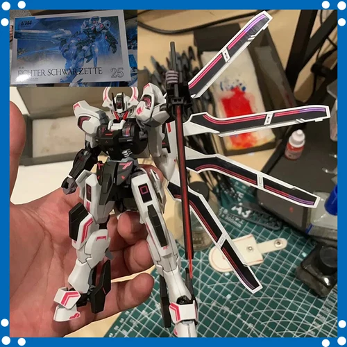 JMS 모델 HG 1/144 슈왈제트 조립 모델 키트, 머큐리 애니메이션 액션 피규어 로봇 플라스틱 모델 장난감 선물 