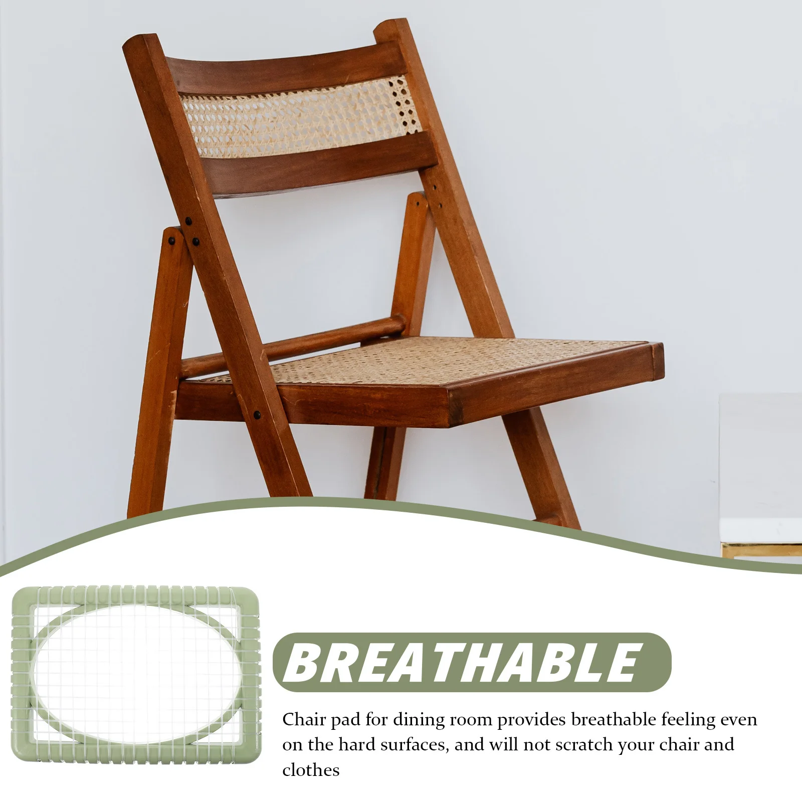 

Mesh Chair Cushion Cooling Seat Cushion Reusable Breathable Pad for Office Dining Patio Chair Stool Cooling Seat Pad