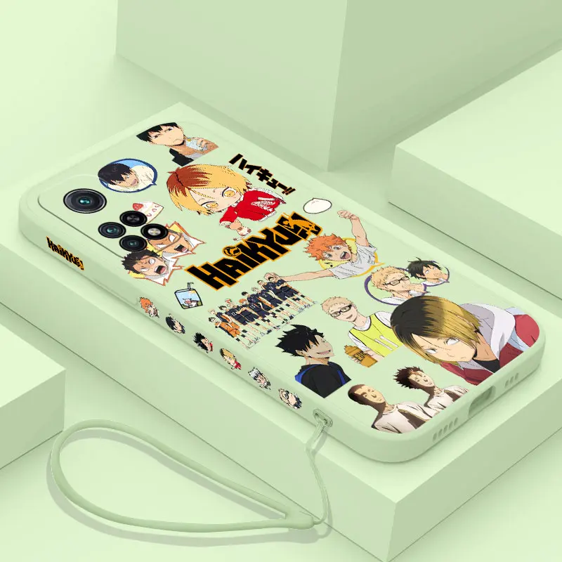 Volleyball Boy Haikyuu Phone Case For Xiaomi Redmi Note 12 12S 11 11S 11T 10 10A 10T 10S 9T 9 8 7 Pro Plus 10C 9A 9C 9T 4G 5G