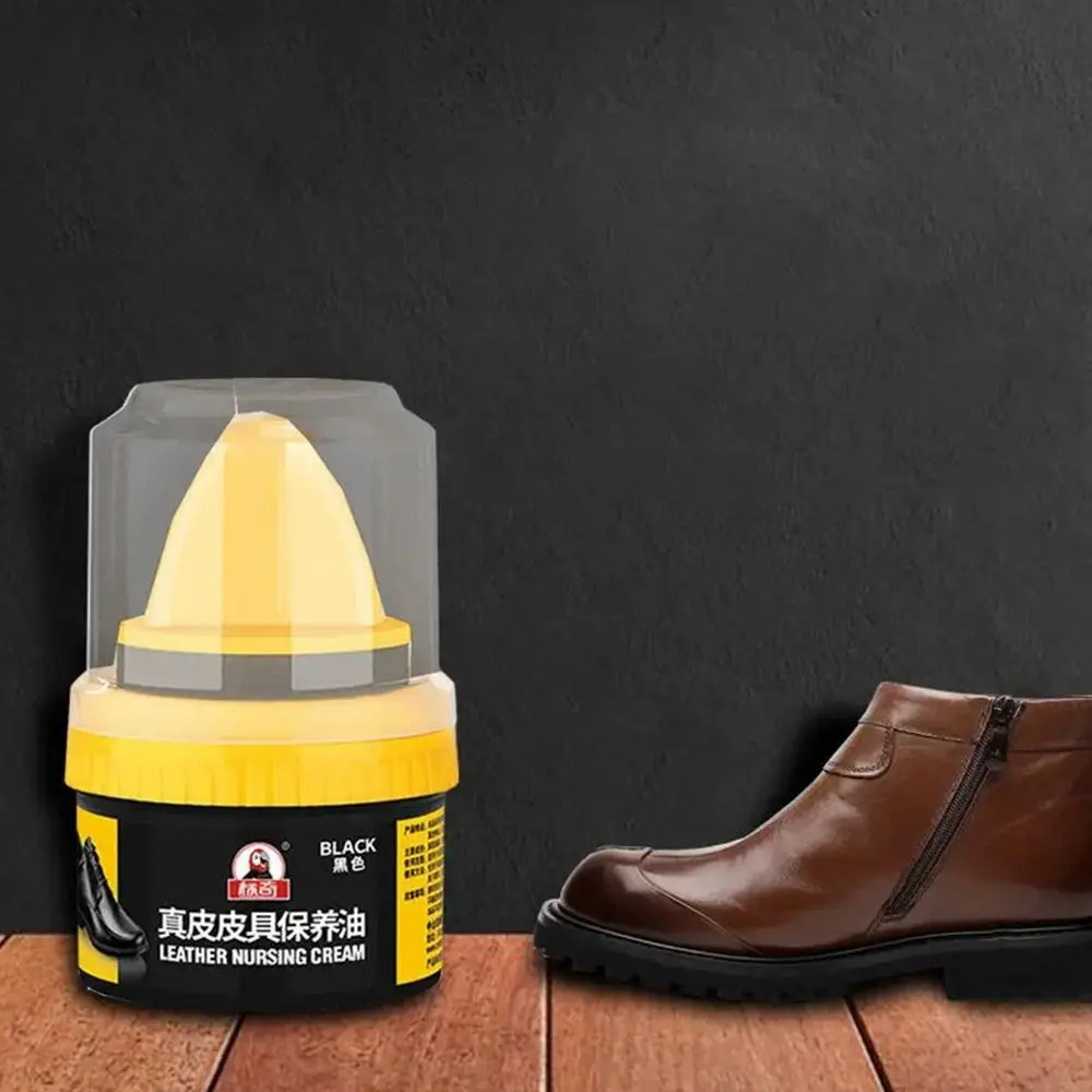 Shoes Cleaner Leather Repairing Cream Brightening Nursing Cream Shoe Boot Polish Rich Glossy Shine Wax