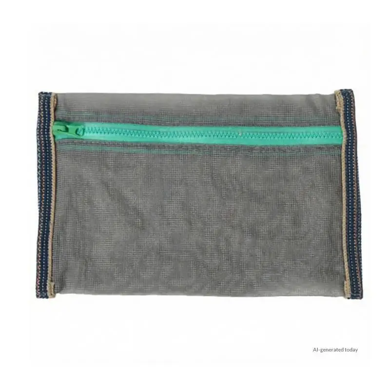 Translucent Mesh Nylon Storage Bag Scratch-resistant Mini Pouch for ID Card Travel Ticket Charger Cable Stationery Organizer