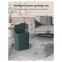 A26F-Non-Contact Narrow Type Smart Sensor Trash Can Smart Home 15L Battery Model Automatic Bagging Electronic Trash Can