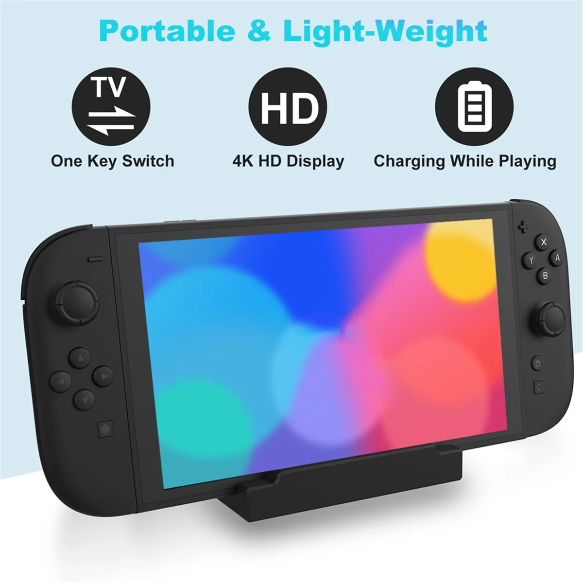

New 3C-For Switch2 Game Console Charging Dock NS2 -Compatible Video Converter Stand Charger