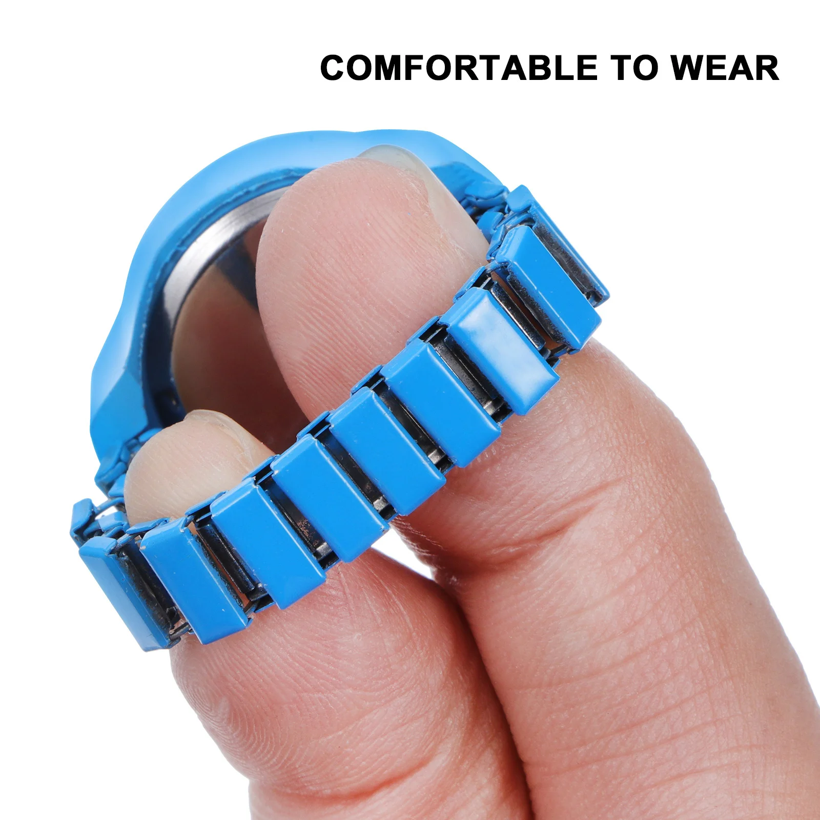 1Pcs Cartoon Finger Ring Uhr Legierung Kreative Mode Mini Quarz Ring Uhr für Kinder Mädchen Kinder Täglichen Verschleiß