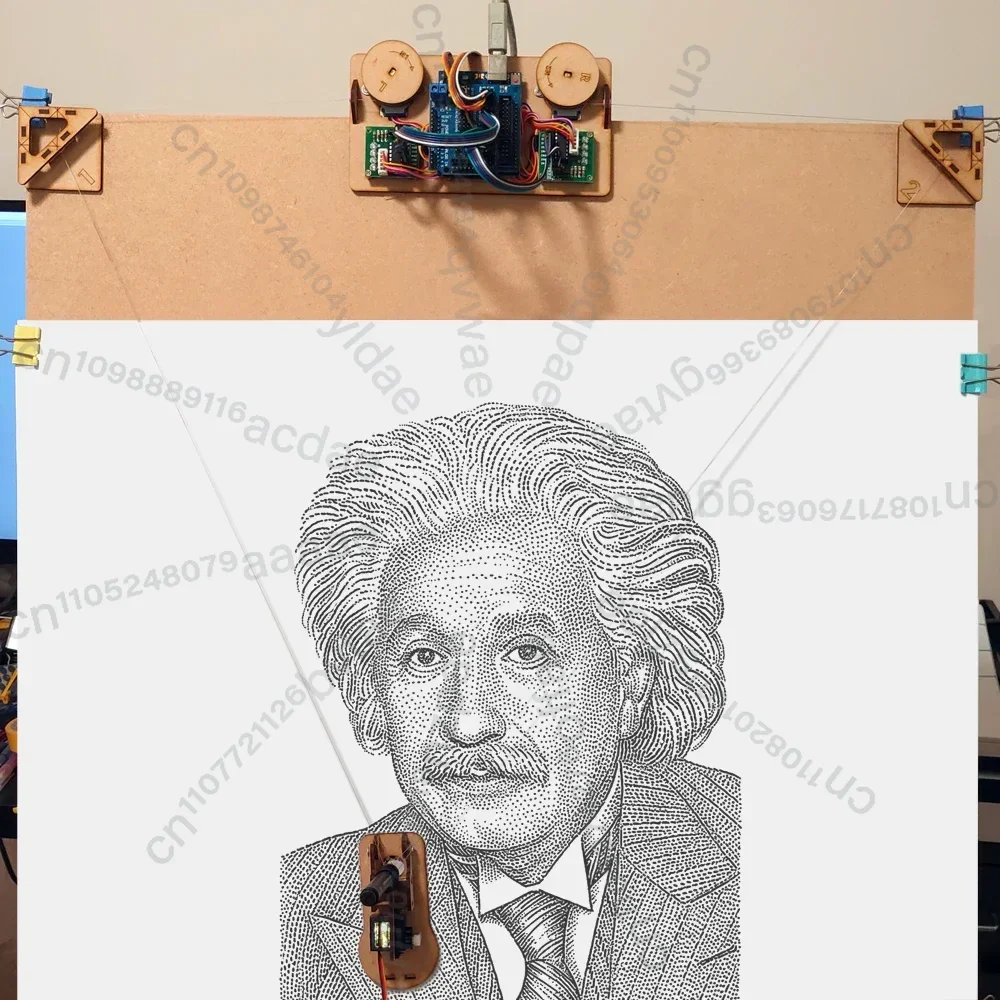 

Робот-художник Drawbot для рисования линий и росписи стен, набор для проектов Polargraph