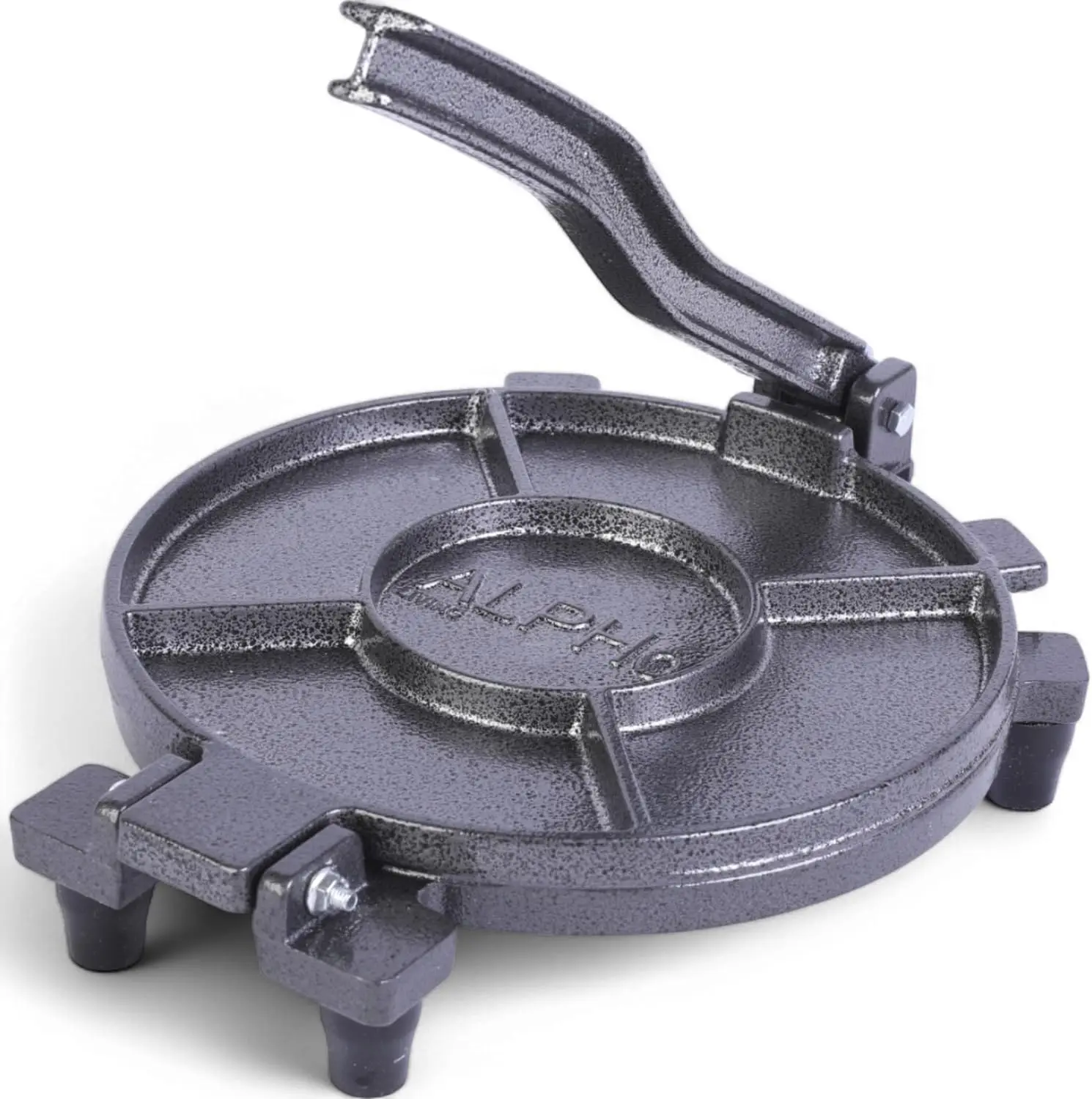 

10 Inch Cast Iron Tortilla Press - Heavy Duty Quesadilla & Empanada Maker for Kitchen