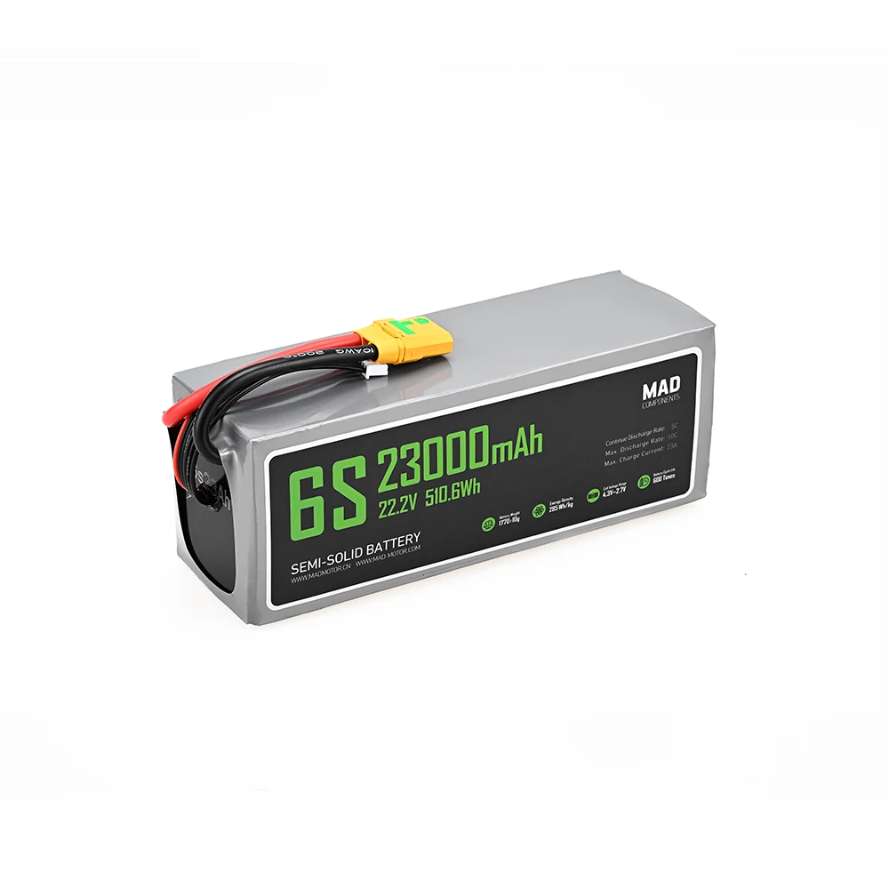 MAD 6S 23Ah Drone Solid State Lithium-ion Battery