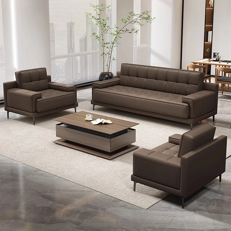 

Современный стиль, коммерческая офисная мебель, диван, набор мебели, роскошный 4-местный диван для офисной комнаты