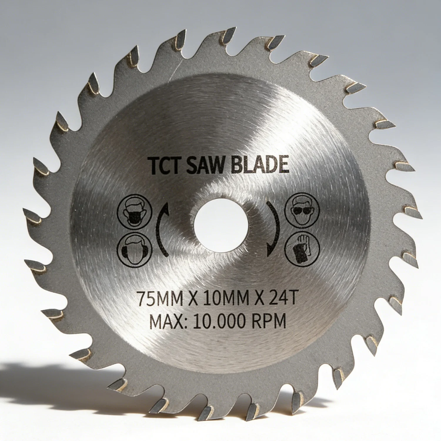 1/2/3pcs 75mm 3inch TCT Circular Saw Blade 24T Wood Cutting Dics Bore Diameter 10mm for Angle Grinder to Cutting Wood Plastic