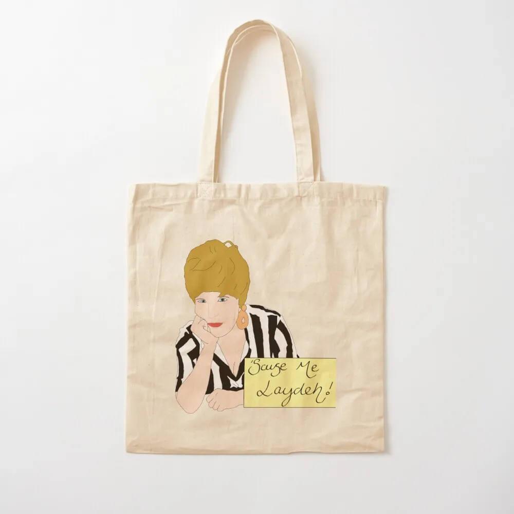 

Charity Shop Sue - 'Scuse Me Laydeh Tote Bag canvas tote bag canvas shopping bag Canvas Tote