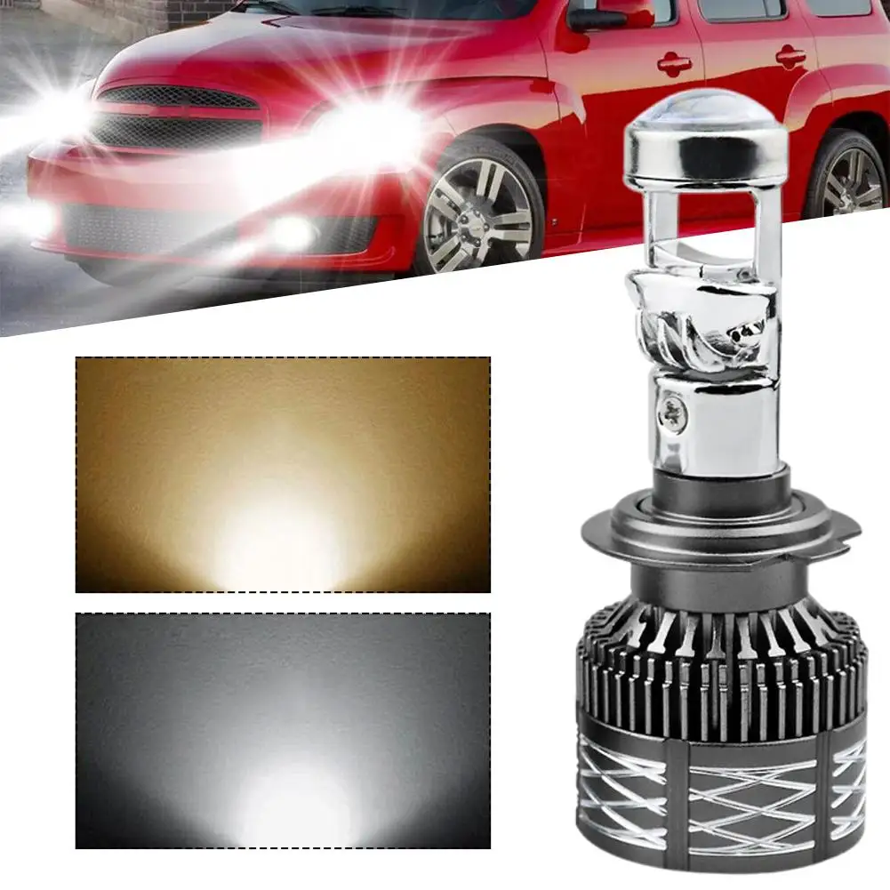 Eight-dimensional Space High-power Car Led Headlights Focus Retrofit Headlights Car Far Ultra-bright Near And T8H5