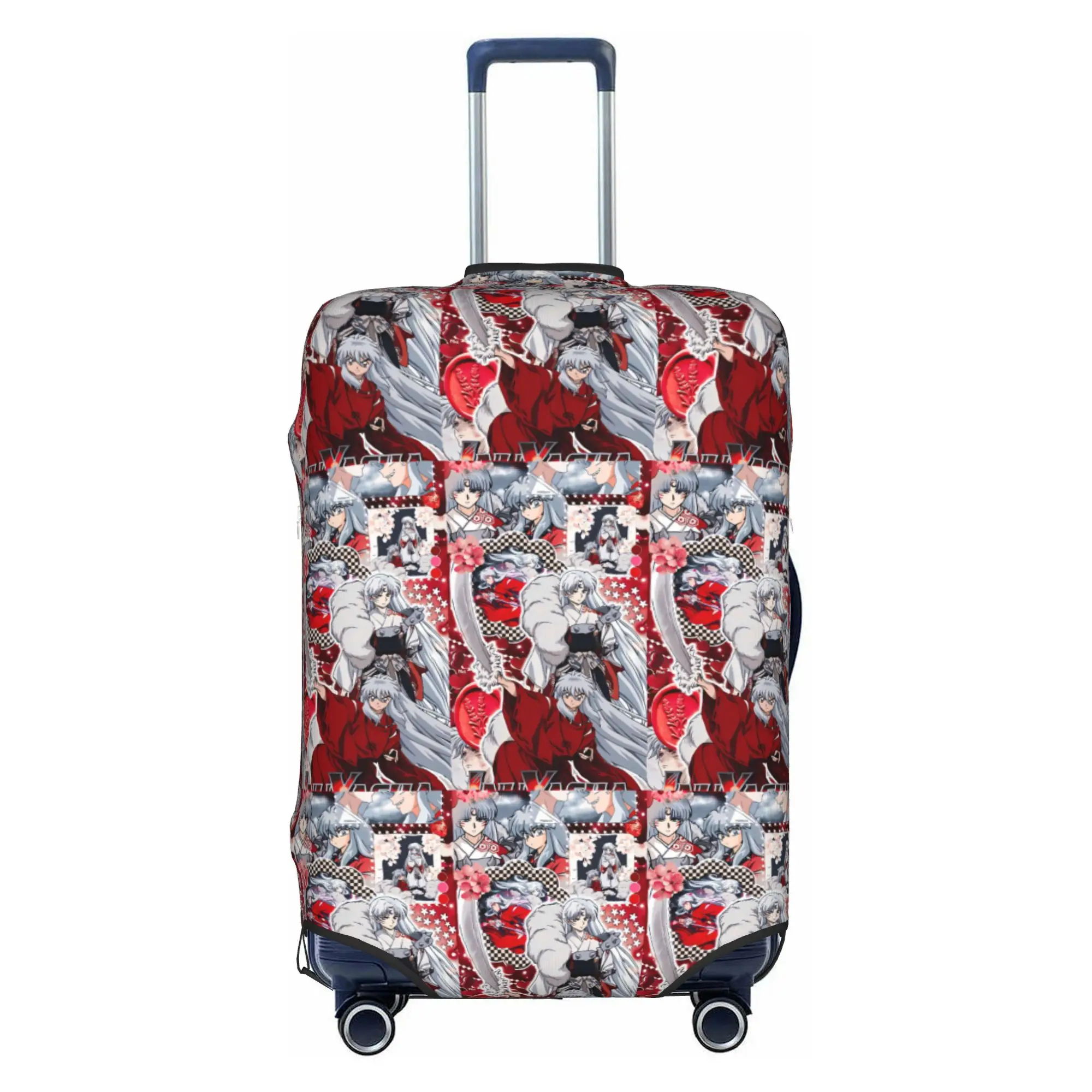 Custom I-Inuyashaes Anime Luggage Cover Elastic  Travel Suitcase Protective Covers Fits 18-32 Inch