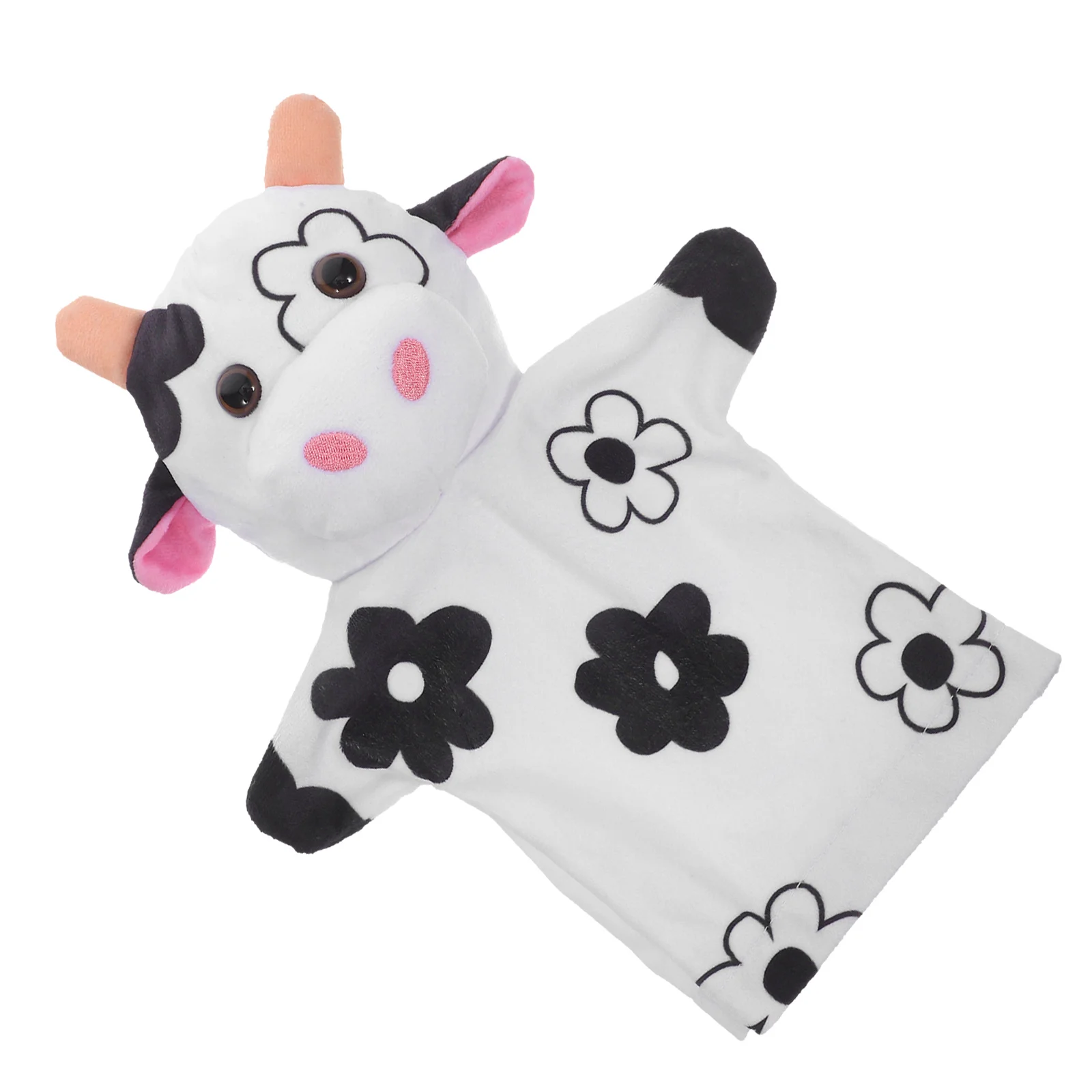 

Farm Animal Toys Cattle Cow Puppet Puppets for Toddlers Hand Family Cartoon Baby