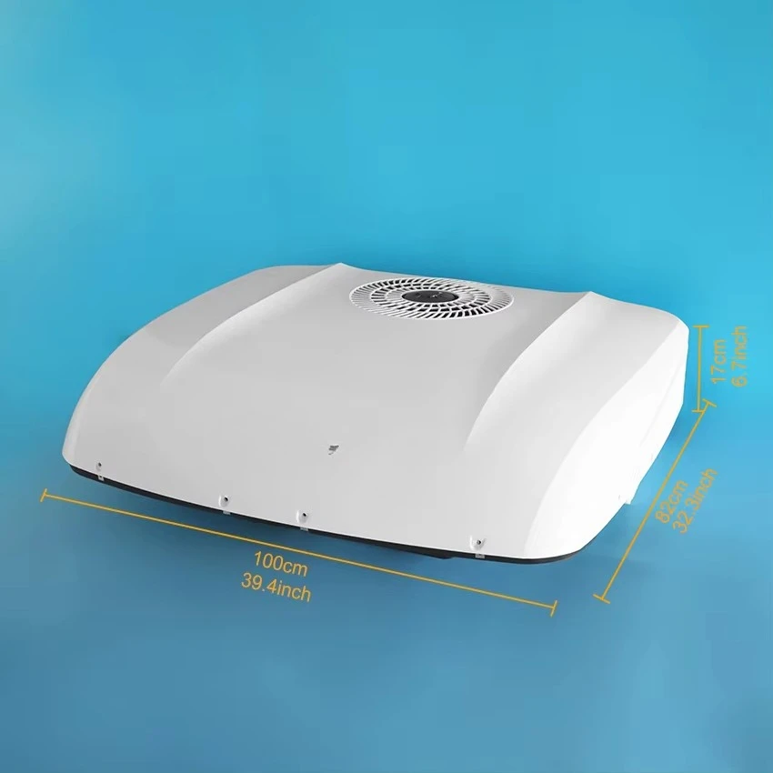 ملحقات شاحنة RV الكهربائية على السطح مكيف هواء للسيارة 12 فولت لجرار شاحنة المقصورة