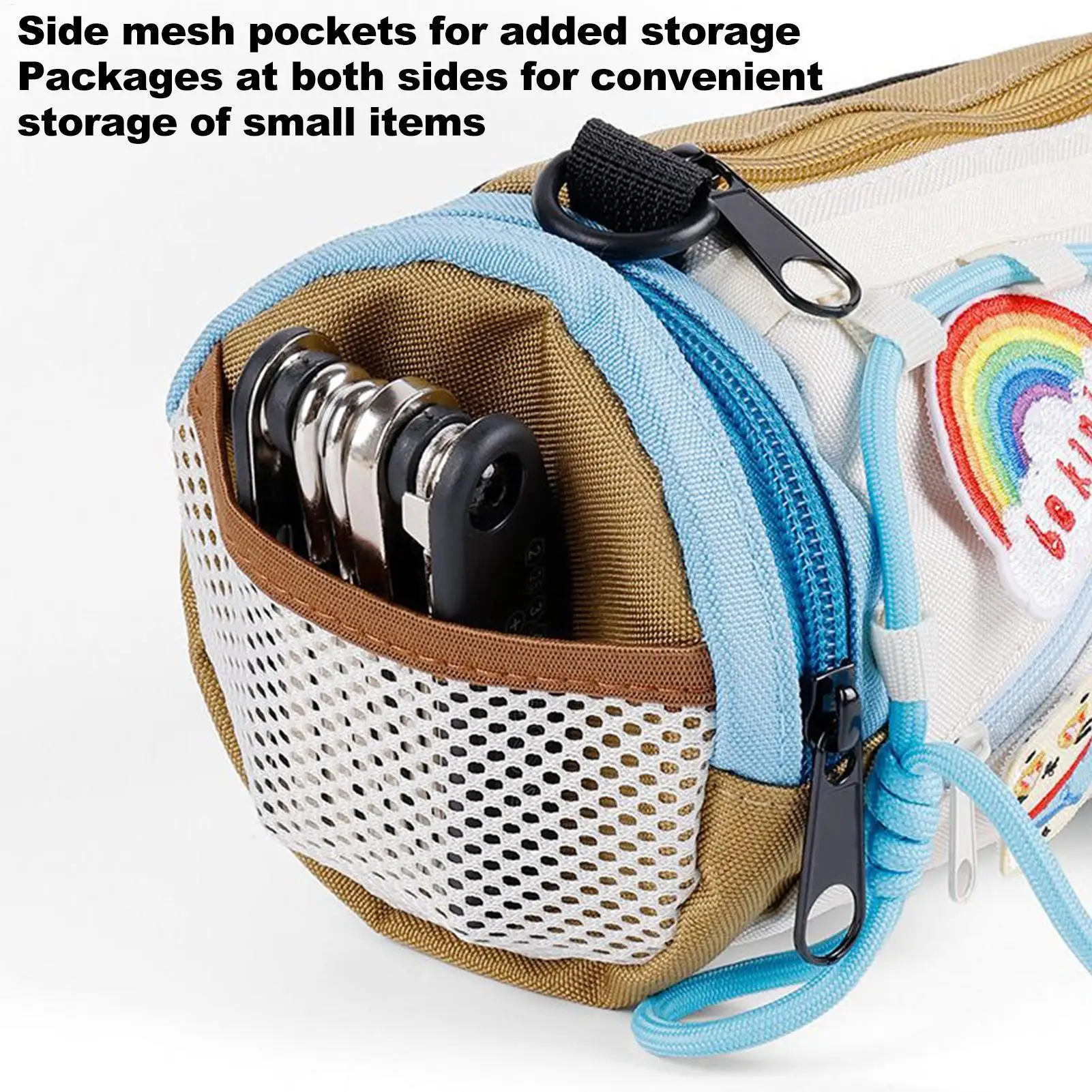 

Bike Handlebar Bag 2L Waterproof Bike Handlebar Bag Organizer Cycling Storage Pack Pouch For Travel Women Men Road Mountain