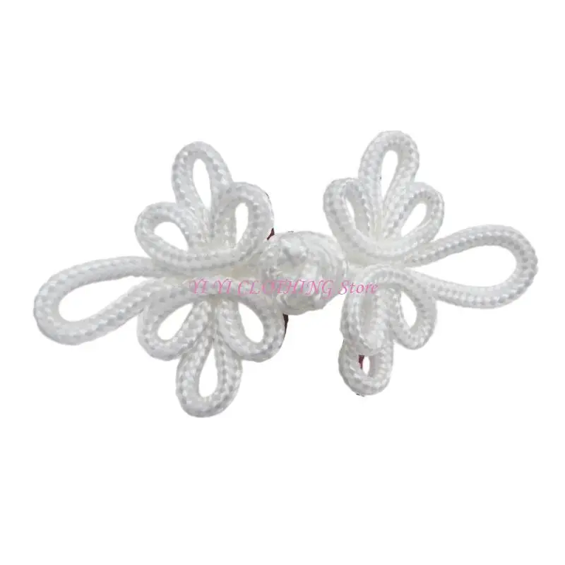 

N5KF Stylish Durable Nylon Buttons for Chinese Traditional Dress Easy Sewing Crafts