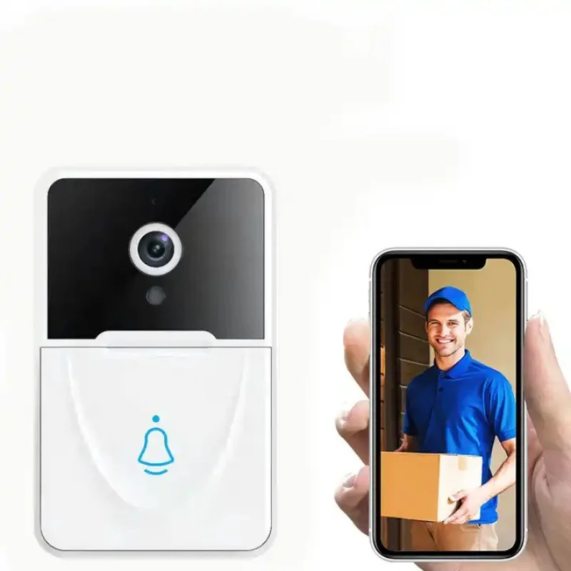 Wireless Doorbell wifi Home Music Ding Dong Smart Doorbell Monitoring Two Way Intercom Cross Border Visual Doorbell