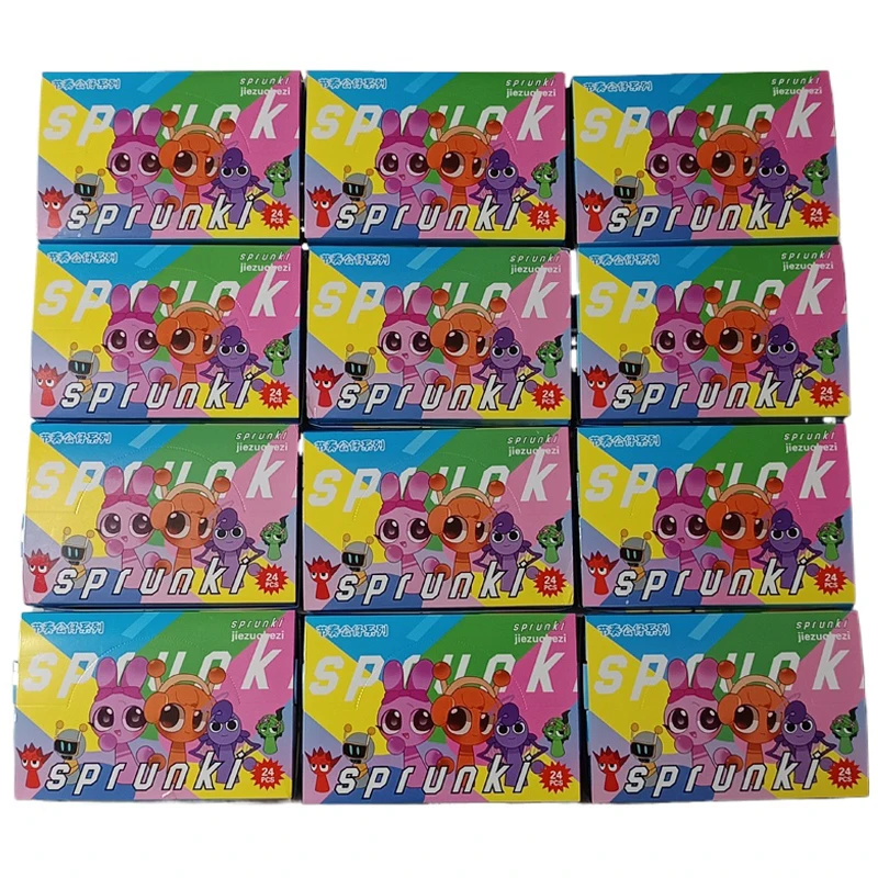 2025New HOT Sprunki กล่องตาบอดลึกลับรูปปั้นรูปแบบตุ๊กตาตกแต่งของเล่นเด็กของขวัญวันเกิดตุ๊กตาสะสมของเล่น