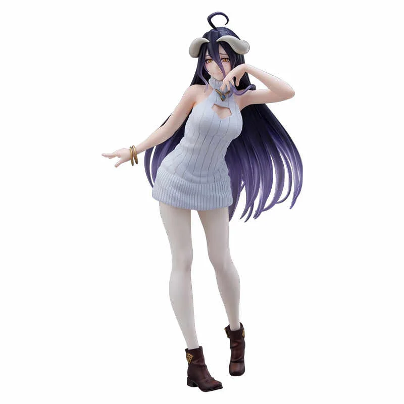 

20cm Original TAITO Overlord albedo Jersey dress Anime Action Figure Model Toys Gift for Birthday