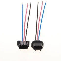 2Pcs H13 9008 Male Socket 3 Pins Plug For Car Headlights Adapter Connector Accessories