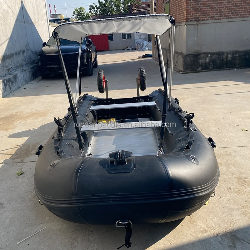 

Pvc Material Inflatable Boat Inflatable Rubber Boat Prices Inflatable Motor Boat With Transom Launching Wheel