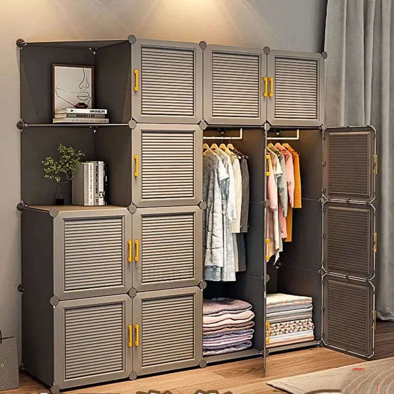 Organizer Storage Wardrobe Clothes Partitions Portable Cabinet Closet Simple Modern Nordic Watches Guarda Roupa Salon Furniture