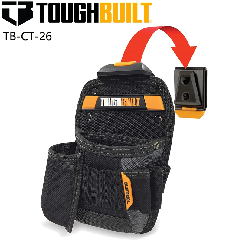 

TOUGHBUILT TB-CT-26 универсальный чехол Практичный Прочный нож Карманный Многофункциональный портативный прочный ящик для хранения инструментов
