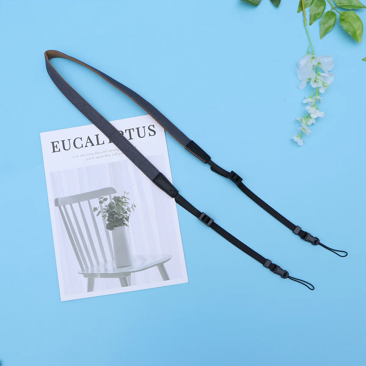 

Camera Shoulder Strap Dark Grey Narrow Comfortable Vintage Style Anti-Slip Strap for Dslr and Micro Single Cameras