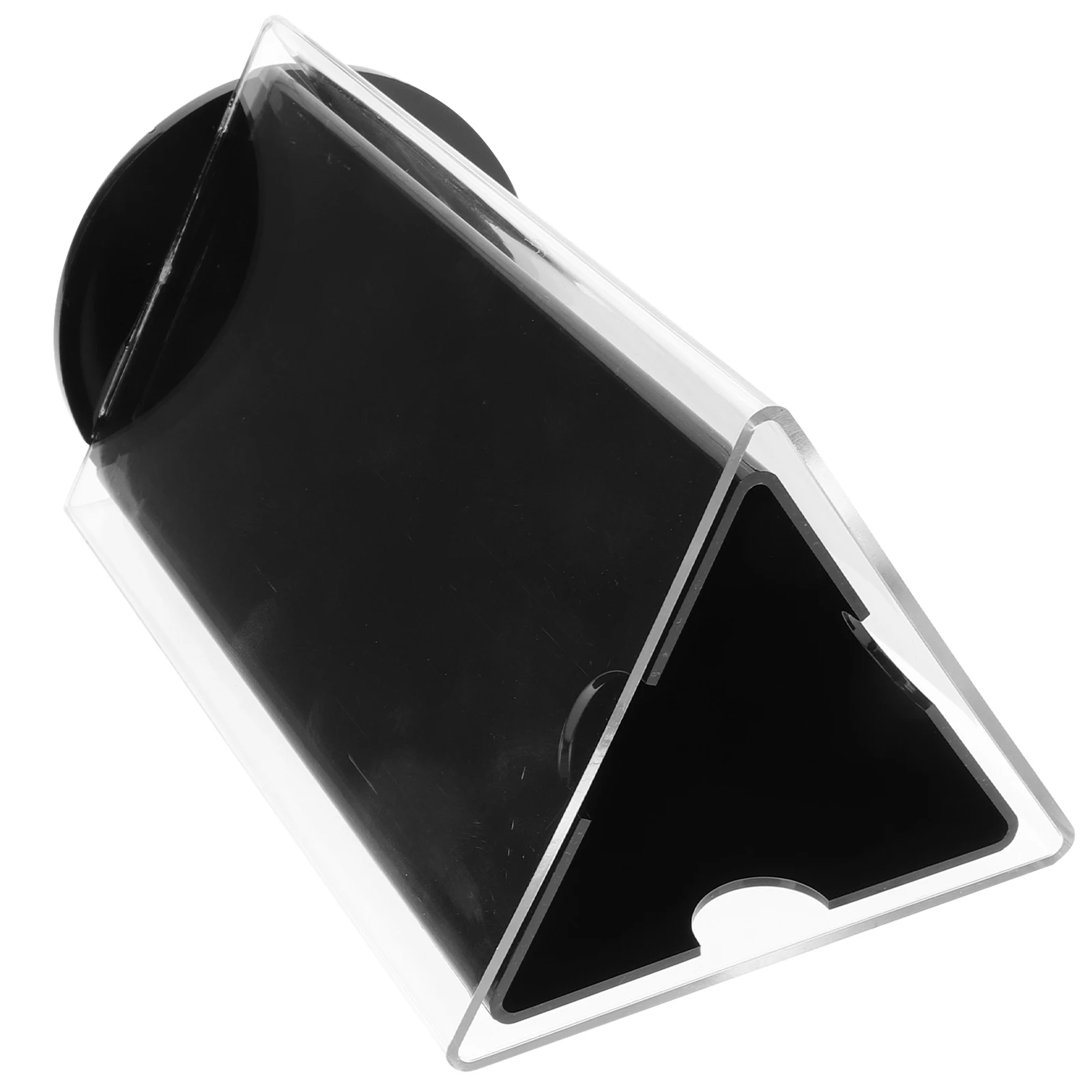 Drehbarer Tischkarten-Acryl-Displayständer, transparenter Menühalter für Schreibtisch, Papier, Schilder, Preise, Menüs, Getränkemisten, kommerzielle Nutzung