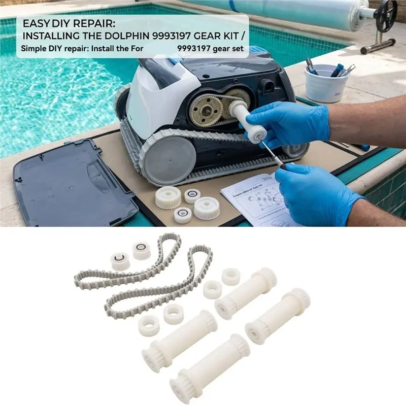 RTENTE-Pool Cleaners Replacement Drive Kit For Dolphin 9993197