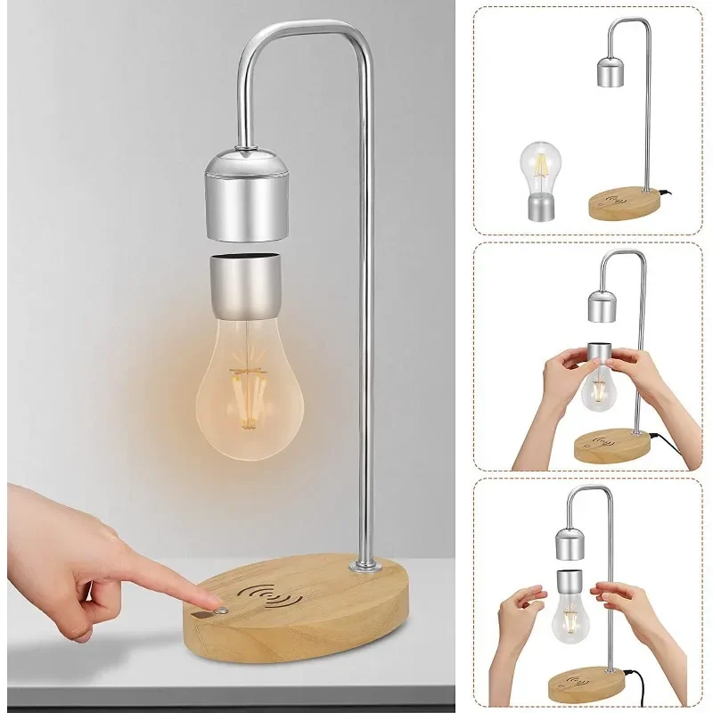 Induction bulb wireless charging led lighting night light magnetic levitation bulb
