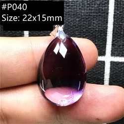 Natural Purple Amethyst Pendant Jewelry For Women Lady Men Clear Crystal Quartz Healing Stone Beads Water Drop Gemstone AAAAA