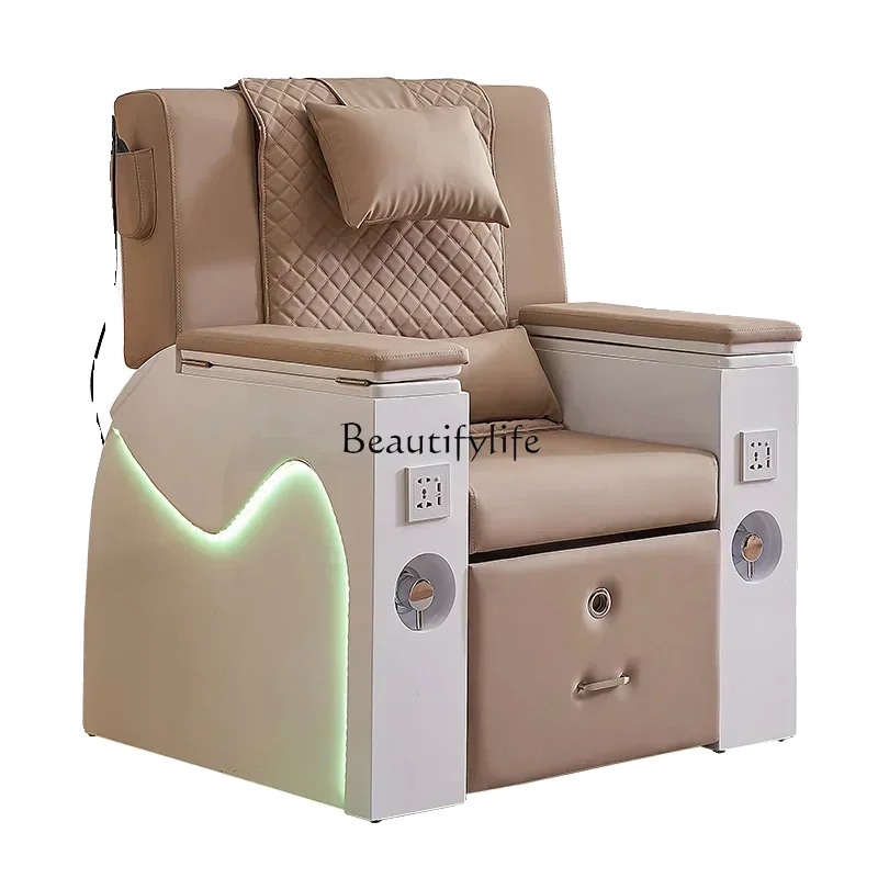 

1Electric Foot Bath Sofa Pedicure Massage Couch Arm Chair Nail Beauty Eyelash Beauty Electric Recliner